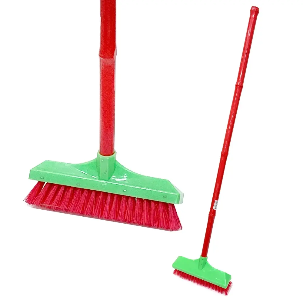 CQ-005 塑膠地板刷(竹柄)