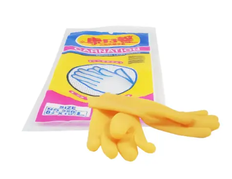 A60513 康乃馨乳膠手套8.5*16" /雙