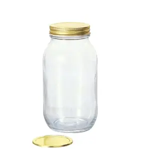 DM-6657 日本玻璃直瓶(附內蓋) 