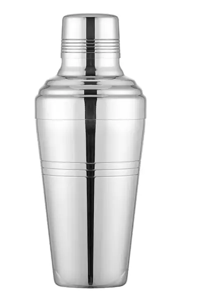 AD-L0193 304不鏽鋼 日式加厚三節式雪克杯 510ml(不鏽鋼原色) 