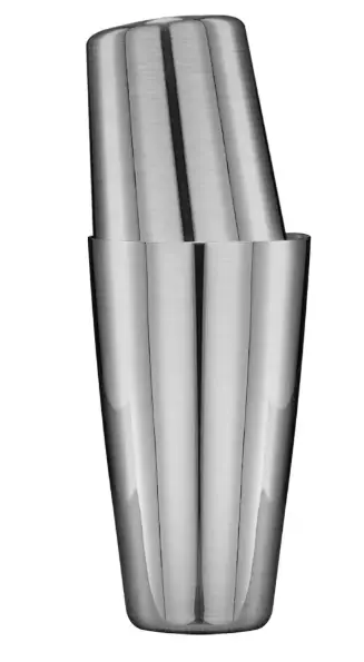 AD-0022 304不鏽鋼 波士頓雪克杯850ml/ 600ml(砂面銀色) 