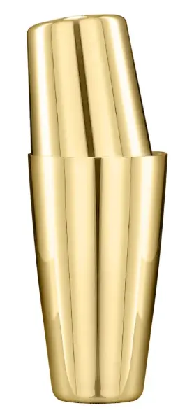 AD-L065 304不鏽鋼 波士頓雪克杯 600ml(金色) 大杯+小杯
