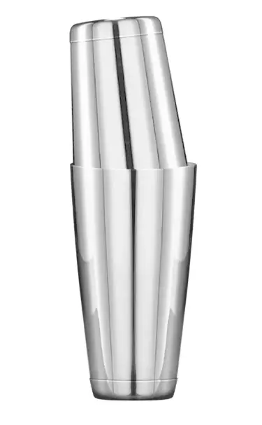 AD-0027 304不鏽鋼 帶底波士頓雪克杯850ml/600ml(鏡面銀色) 