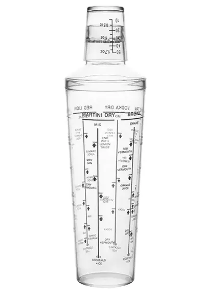 AD-0039 PC塑膠 酒譜雪克杯 700ml 