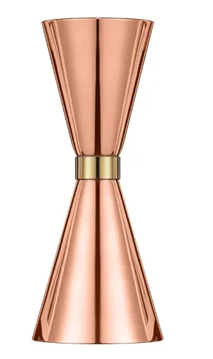 AD-0049 304不鏽鋼 刻度盎司杯 30/45ml(玫瑰金色) 