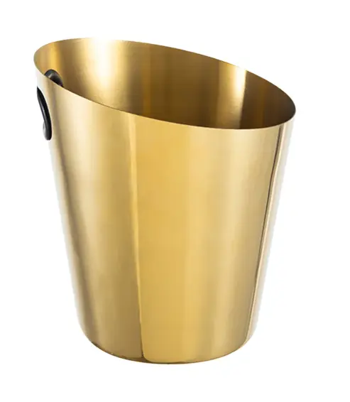 AD-0182 手提不鏽鋼斜口冰桶
5L(金色) 