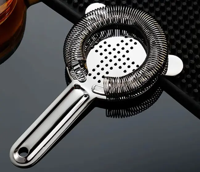 AD-0215 304不鏽鋼 密彈簧加厚
隔冰器 有耳款
(黑色) 