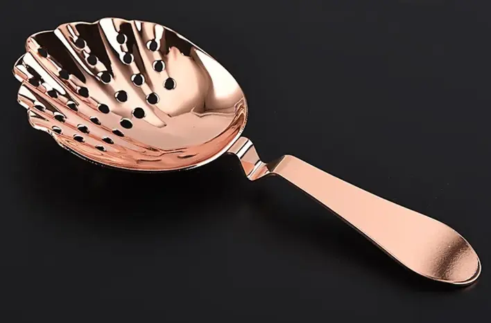 AD-0230 304不鏽鋼 茱莉普隔冰器 
貝殼款(玫瑰金色) 