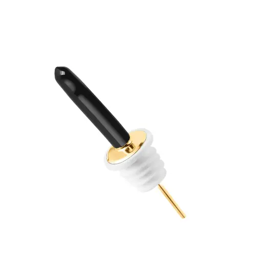 [AD-0270] AD-L0141  304不鏽鋼 烈酒酒嘴 酒嘴 白塞 金色  長蓋